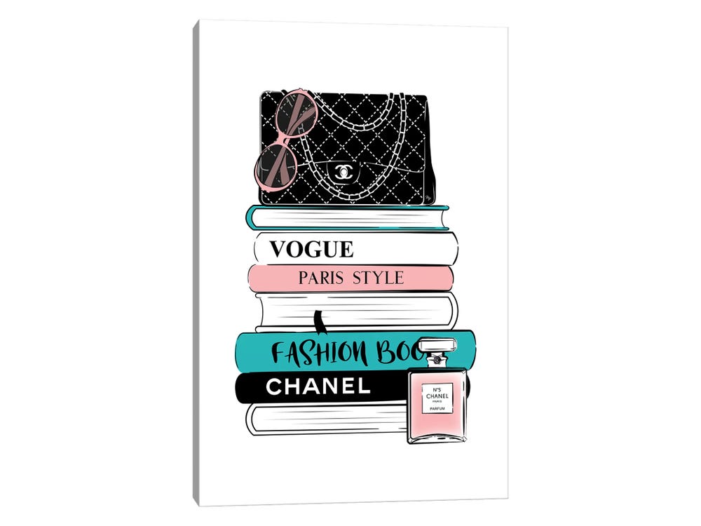 Chanel Bags - Canvas Print Wall Art by Martina Pavlova ( Fashion > Fashion Accessories > Bags & Purses art) - 8x12 in