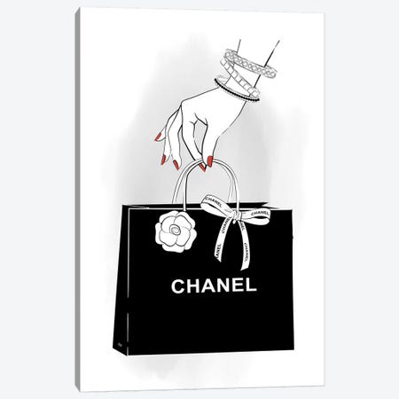 iCanvas Louis Vuitton Louboutin Bag by Julie Schreiber Framed - Bed Bath  & Beyond - 37203224
