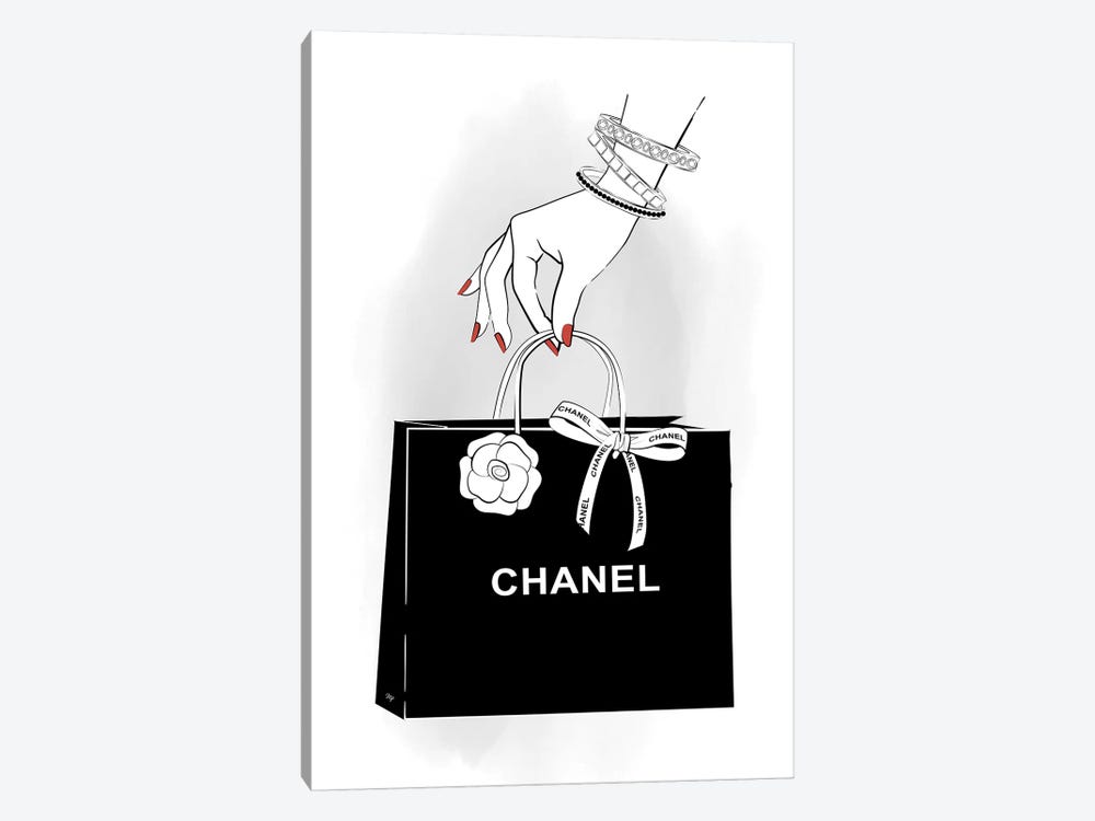 Chanel Hand by Martina Pavlova 1-piece Canvas Art Print