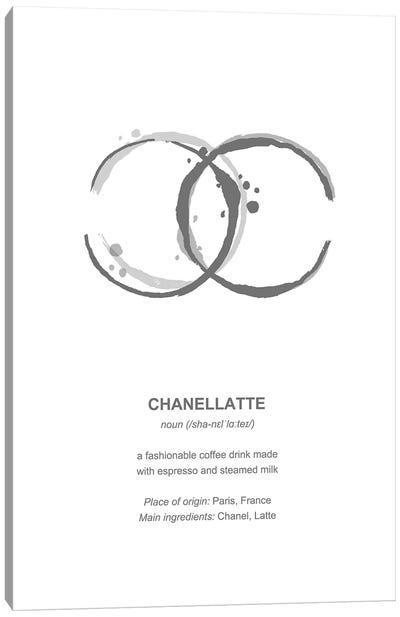Chanellatte Canvas Art Print - Martina Pavlova Fashion Brands