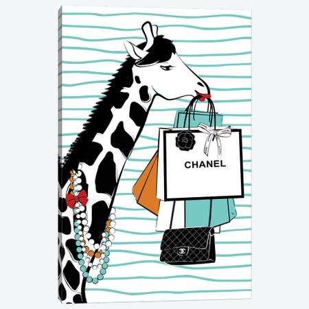 Chanel in Paris by Pomaikai Barron Fine Art Paper Poster ( Hobbies & lifestyles > Shopping art) - 24x16x.25