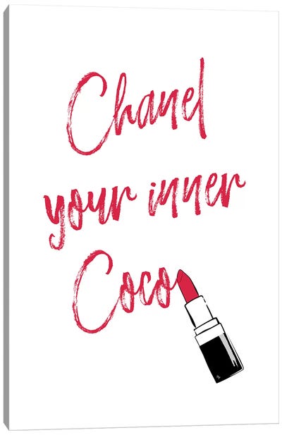 Inner Coco Canvas Art Print - Chanel Art