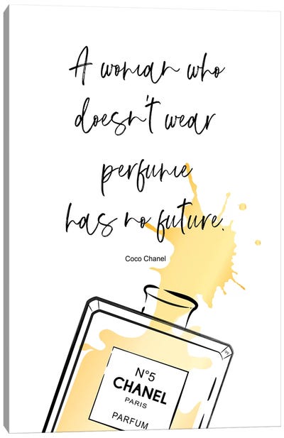 Perfume Quote Canvas Art Print - Martina Pavlova Quotes & Sayings