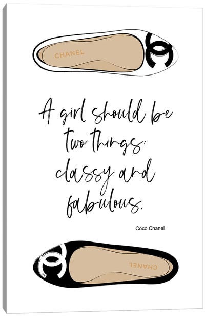 Shoes Quote Canvas Art Print - Martina Pavlova Quotes & Sayings