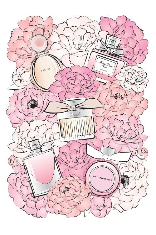 Peony Perfumes by Martina Pavlova wall art