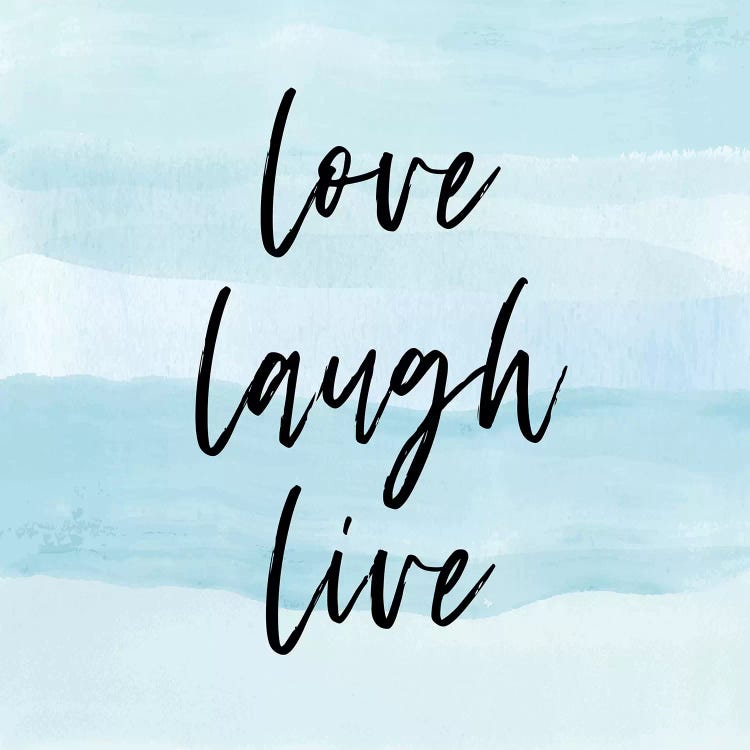 Love Laugh Quote Square