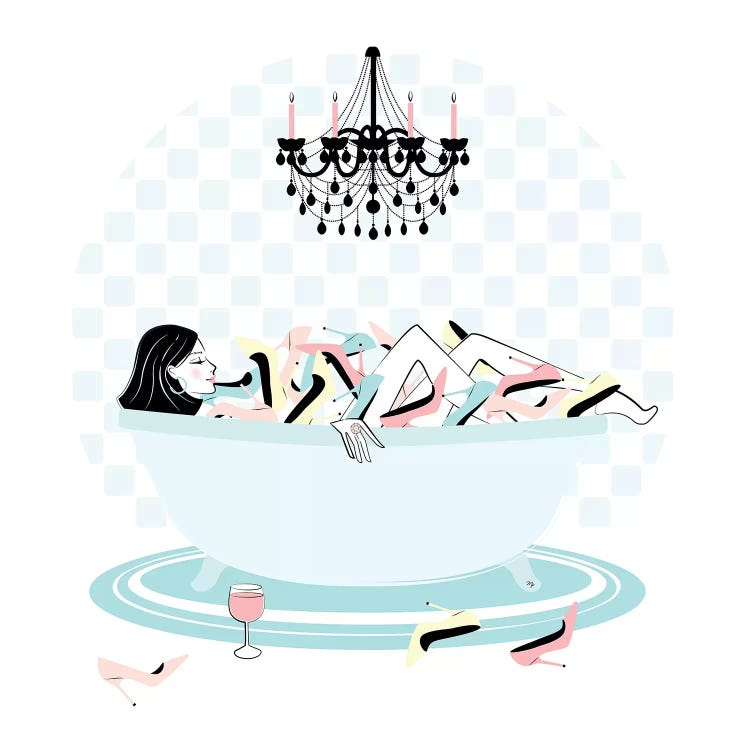 Shoe Bath by Martina Pavlova wall art