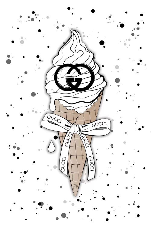 Gucci Ice Cream by Martina Pavlova wall art