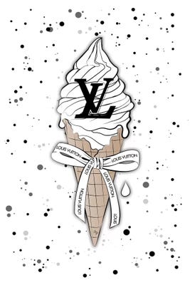 LOUIS VUITTON Monogram Summer Feel Ice Cream Magnet 272811