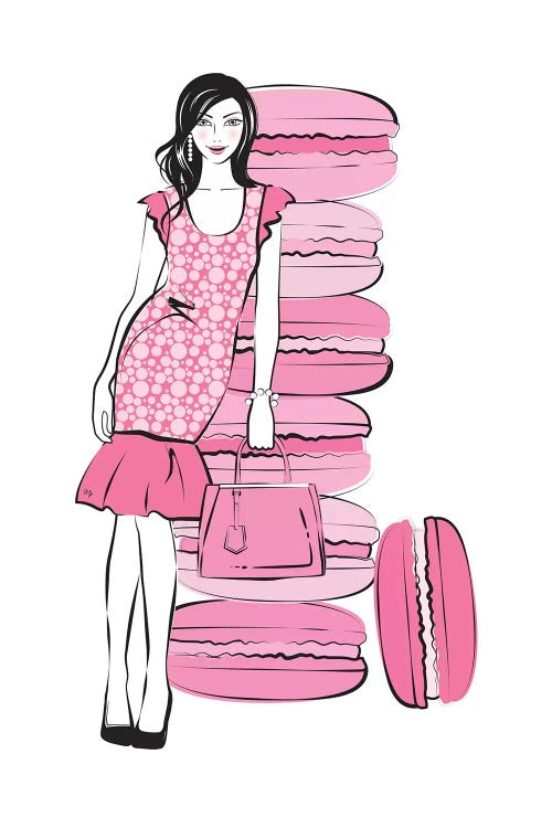 Pink Macaron Girl