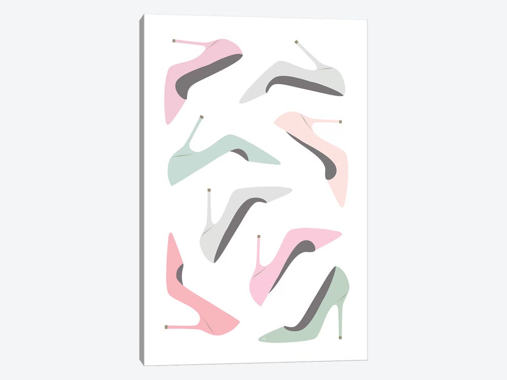 Pastel Heels by Martina Pavlova 1-piece Canvas Art Print