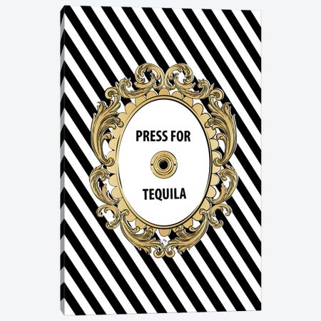 Tequila Button Canvas Print #PAV457} by Martina Pavlova Canvas Art Print