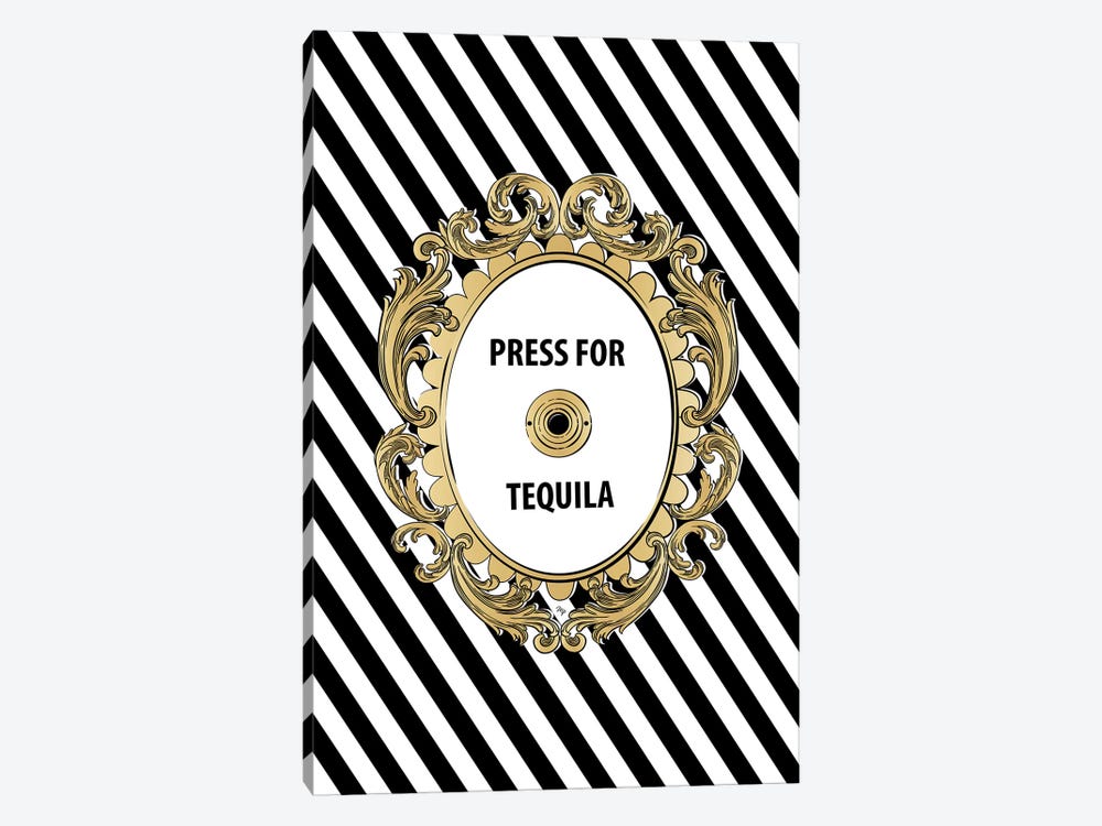 Tequila Button by Martina Pavlova 1-piece Canvas Art Print