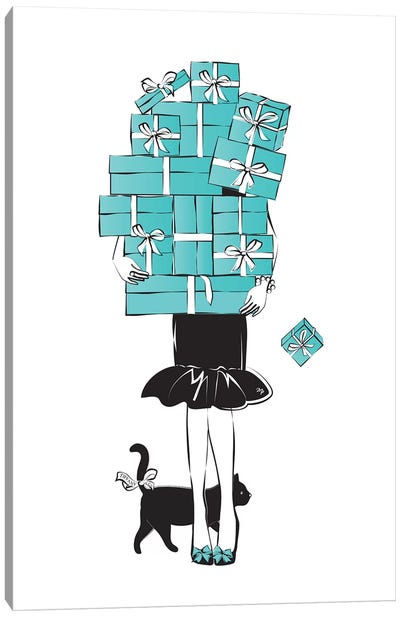 Tiffany Girl Canvas Art Print - Art Gifts for Her