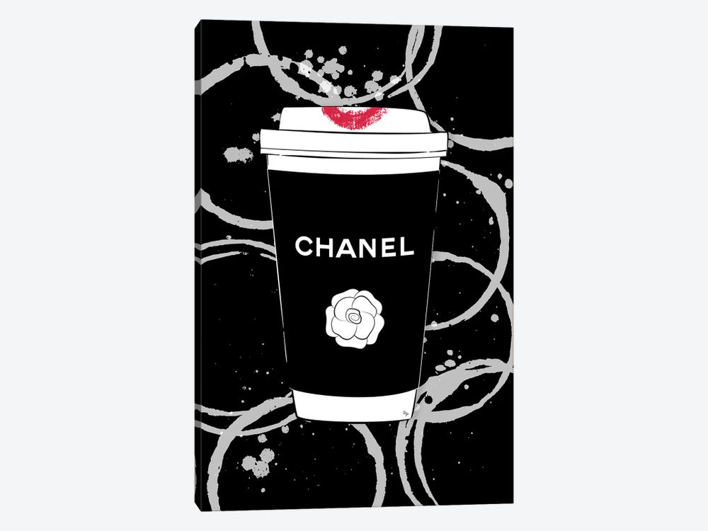 Chanel Coffee by Martina Pavlova 1-piece Canvas Wall Art