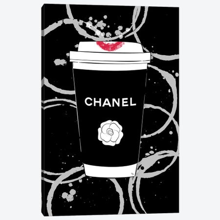 Chanel Coffee Canvas Print #PAV474} by Martina Pavlova Canvas Art Print