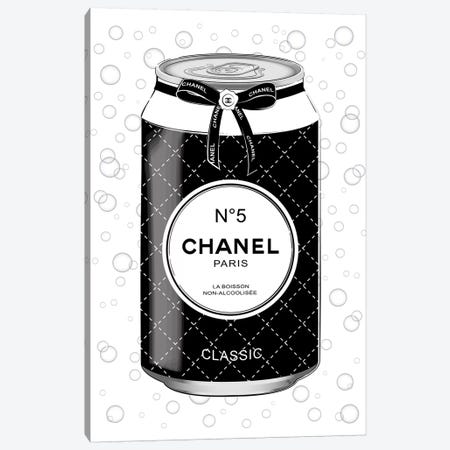 Chanel Drink Canvas Print #PAV476} by Martina Pavlova Art Print