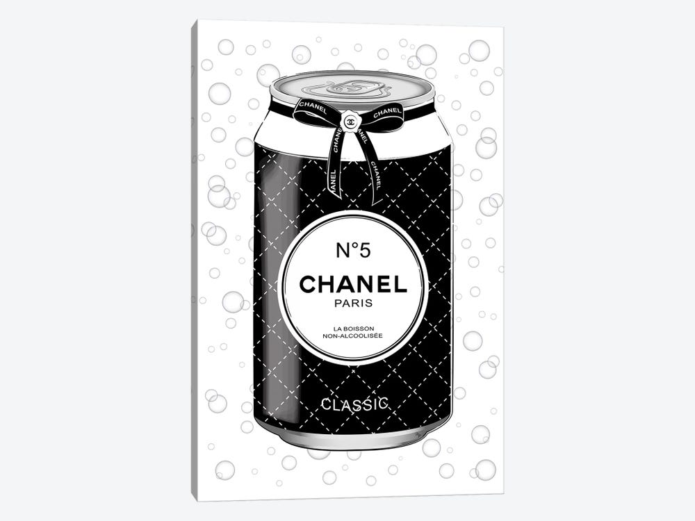 Chanel Drink by Martina Pavlova 1-piece Canvas Wall Art