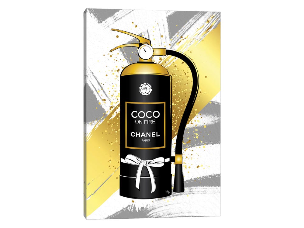 Chanel Fire by Martina Pavlova Fine Art Paper Poster ( Fashion > Fashion Brands > Chanel art) - 24x16x.25