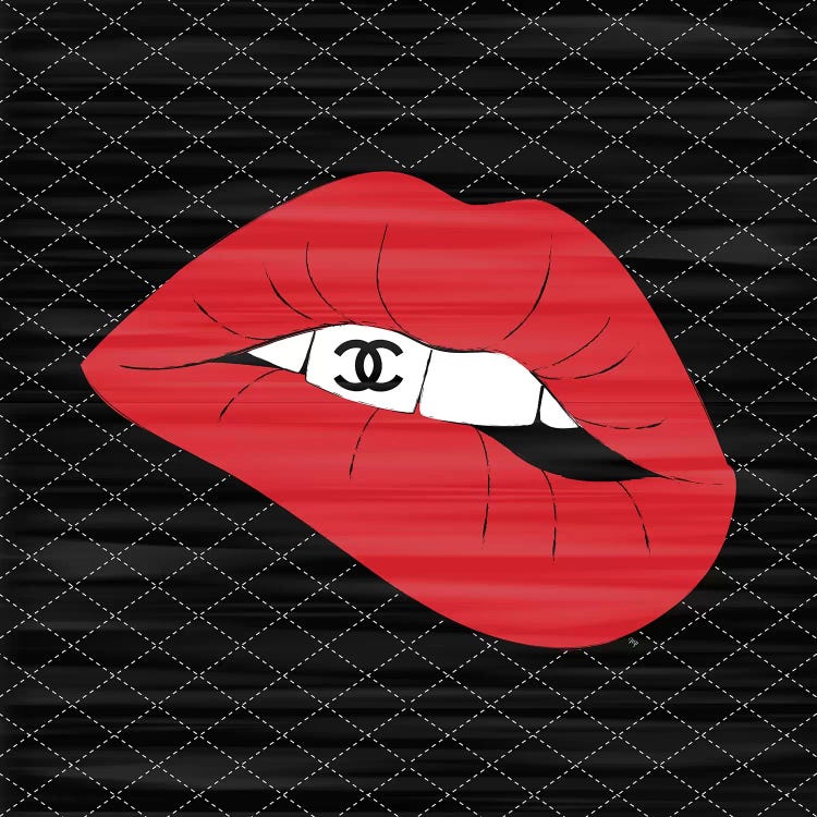 Chanel Lips by Martina Pavlova wall art