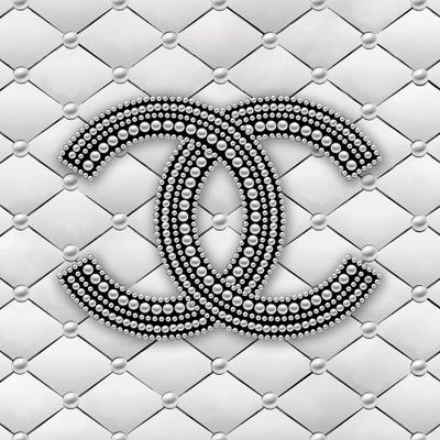 Chanel Pearl Logo I lõuendikunstitrükk autorChanel Pearl Logo I lõuendikunstitrükk autor  