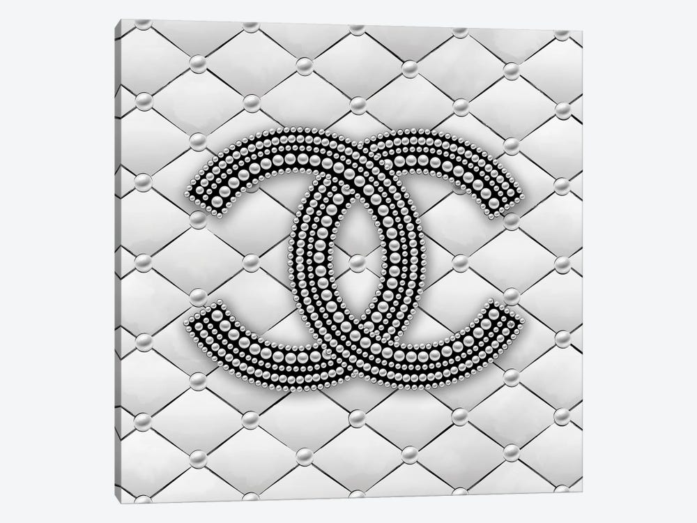 Chanel Pearl Logo I by Martina Pavlova 1-piece Canvas Art Print