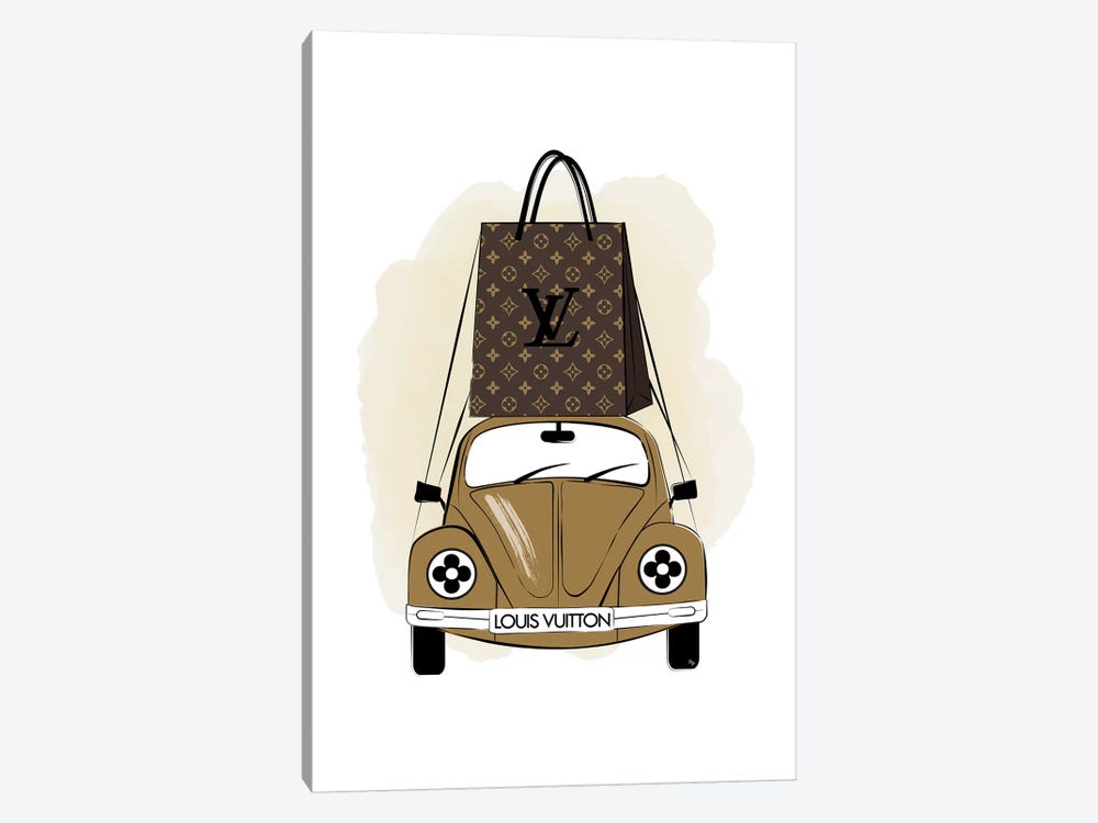 Framed Canvas Art - Chanel Bags by Martina Pavlova ( Fashion > Fashion Accessories > Bags & Purses art) - 18x26 in