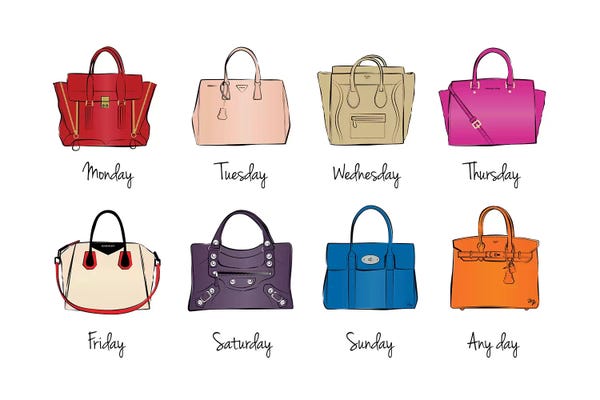 Bags & Purses: Week Bags by Martina Pavlova