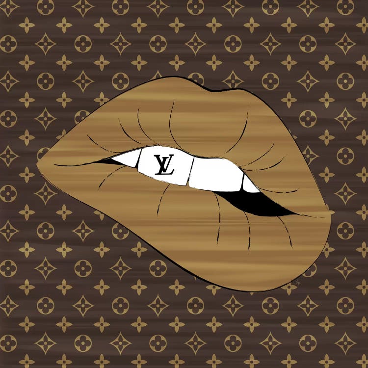 LV Lips by Martina Pavlova wall art