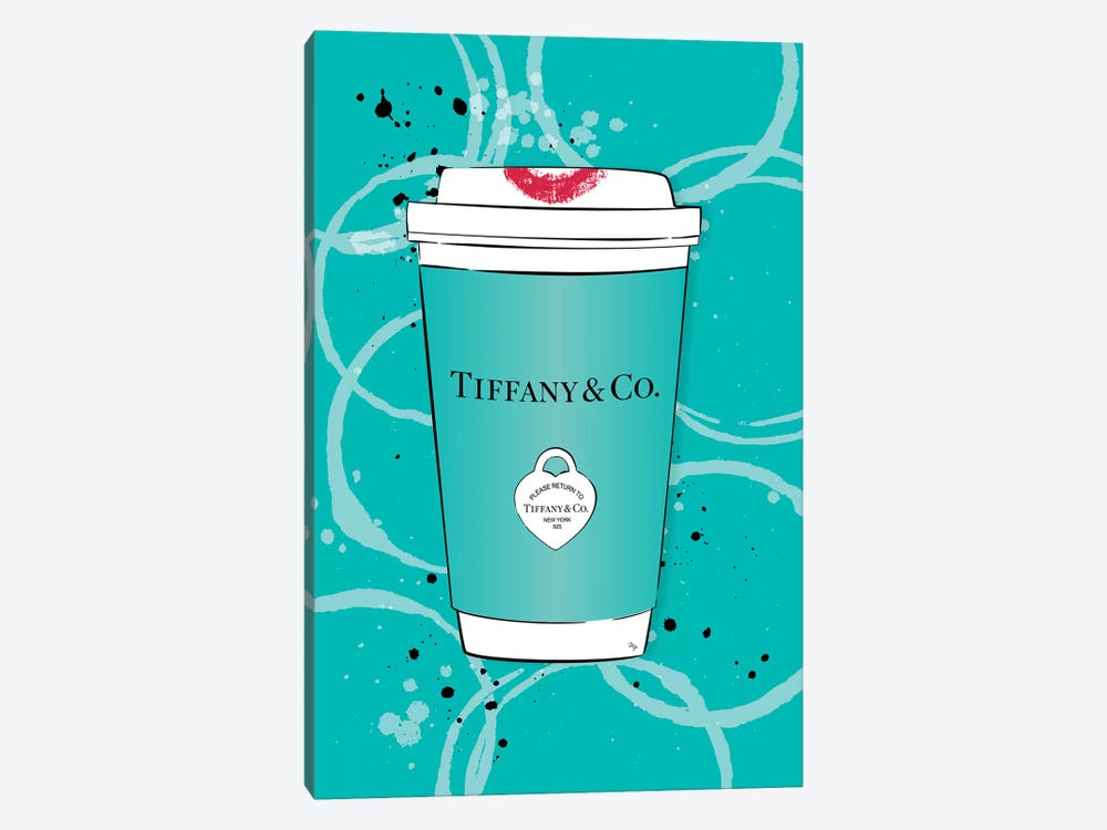 Tiffany Coffee by Martina Pavlova 1-piece Canvas Art