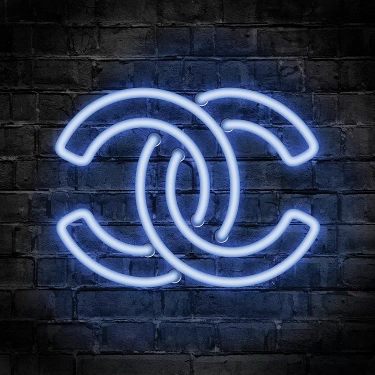 Neon Logo Blue