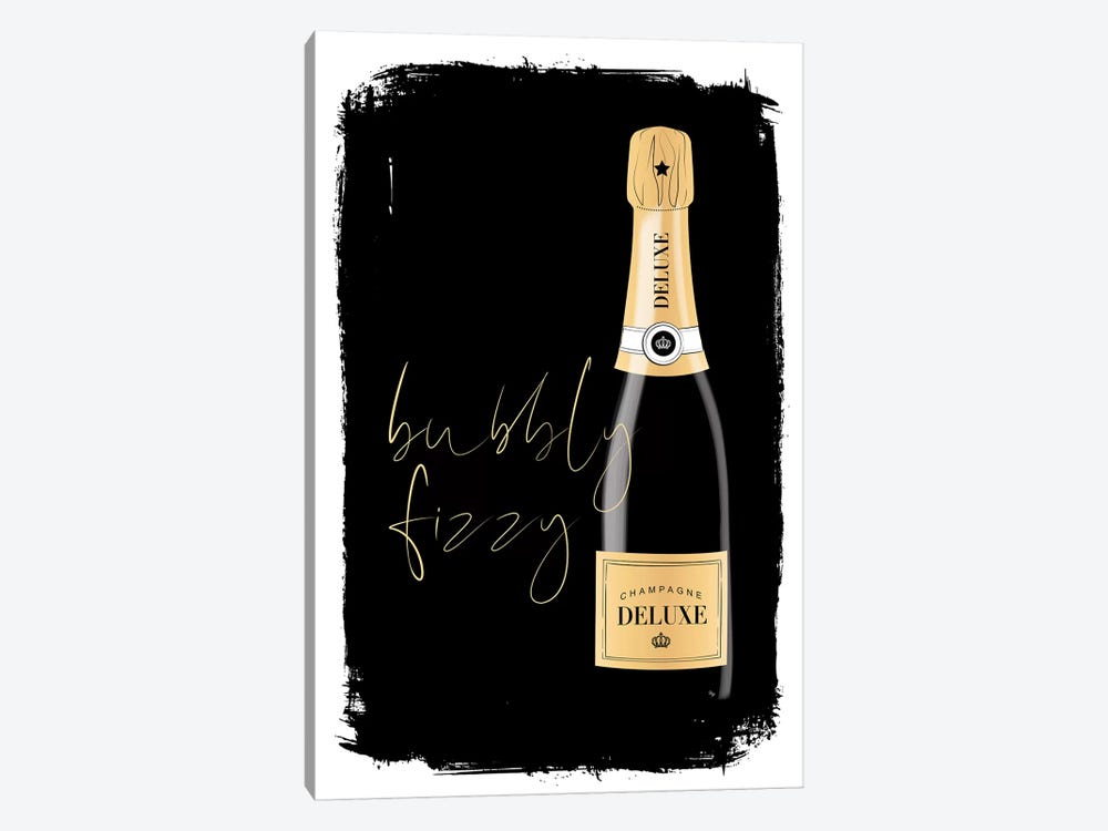 Bubbly Champagne by Martina Pavlova 1-piece Canvas Art Print