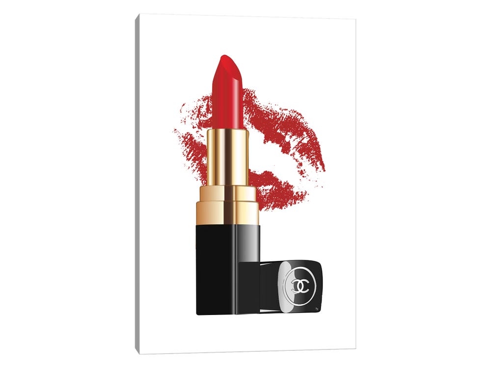 PP460-Faded Grey Chanel Lipstick Patent Poster' Giclee Print - Cole Borders, Art.com