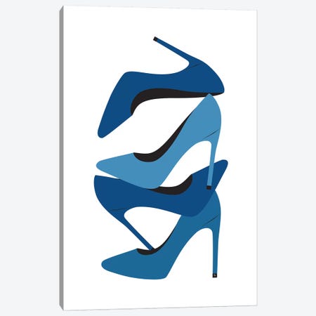 Blue Heels Canvas Print #PAV568} by Martina Pavlova Canvas Art