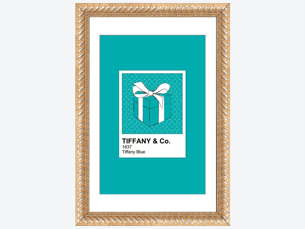 iCanvas Do Not Use Tiffany & Co Luxury Paint Drip By Antonio