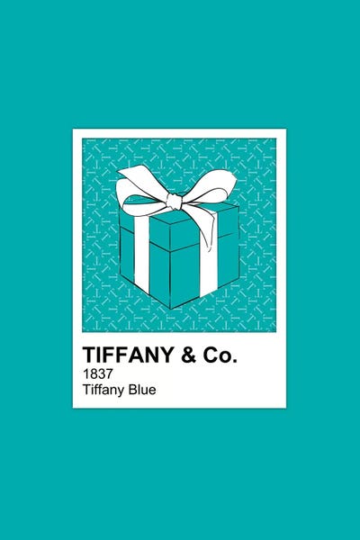 Tiffany & Co.: Tiffany Blue Pantone by Martina Pavlova
