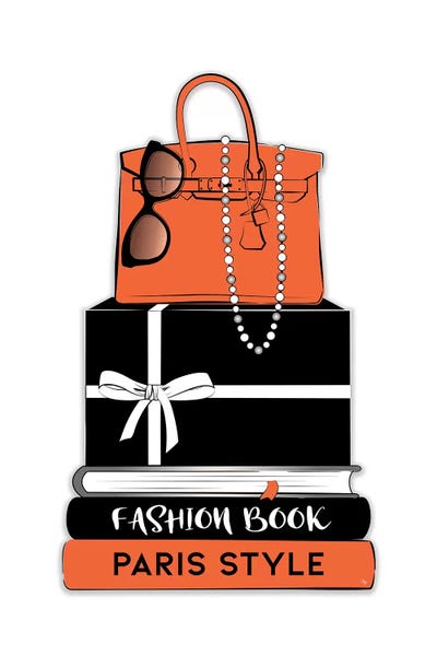 Orange Style by Martina Pavlova art print