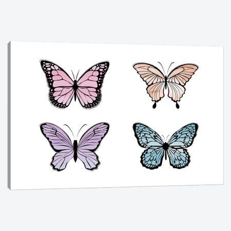 Chasing Butterflies Canvas Print #PAV587} by Martina Pavlova Art Print