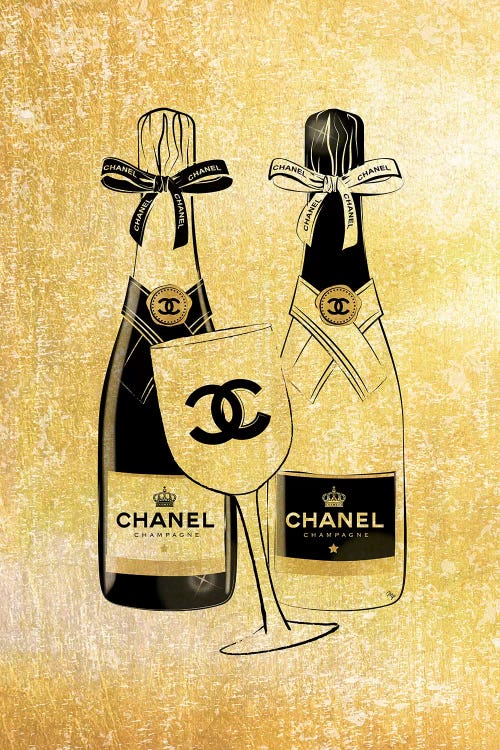 Chanel Champagne by Martina Pavlova wall art