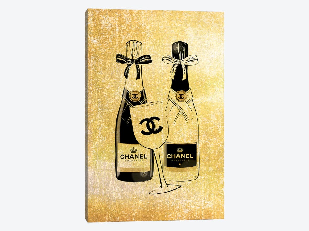 Chanel Champagne by Martina Pavlova 1-piece Canvas Print