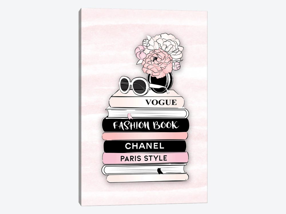 Chanel Print Paris in Pink Paris Wall Art Fashion 