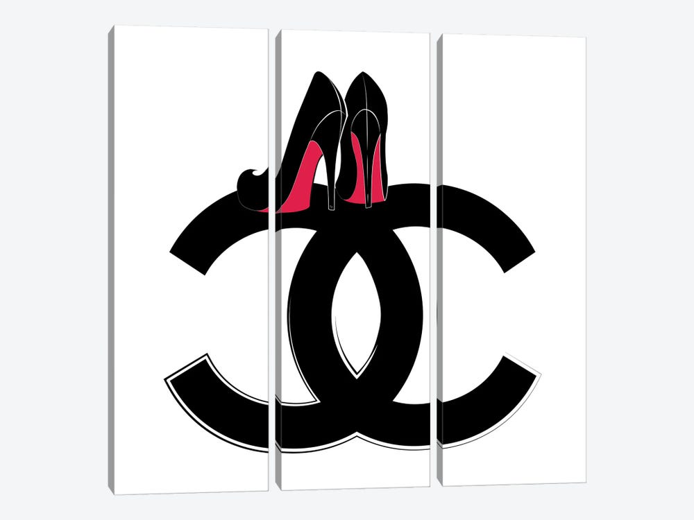 CC Heels by Martina Pavlova 3-piece Art Print