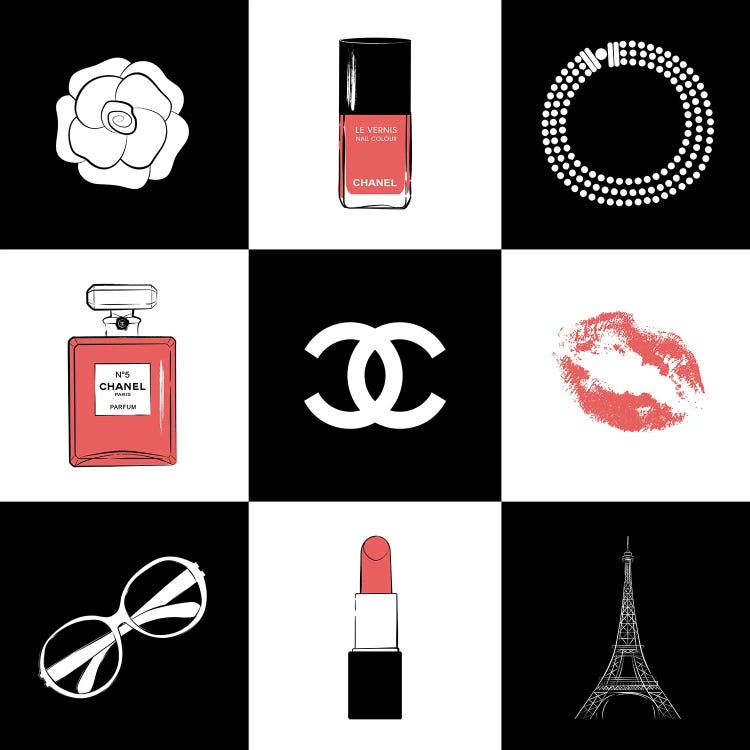 Chanel Collage by Martina Pavlova wall art