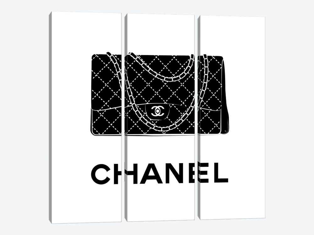 Iconic Chanel by Martina Pavlova 3-piece Canvas Art Print