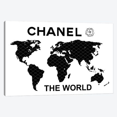 Chanel The World Canvas Print #PAV616} by Martina Pavlova Canvas Print