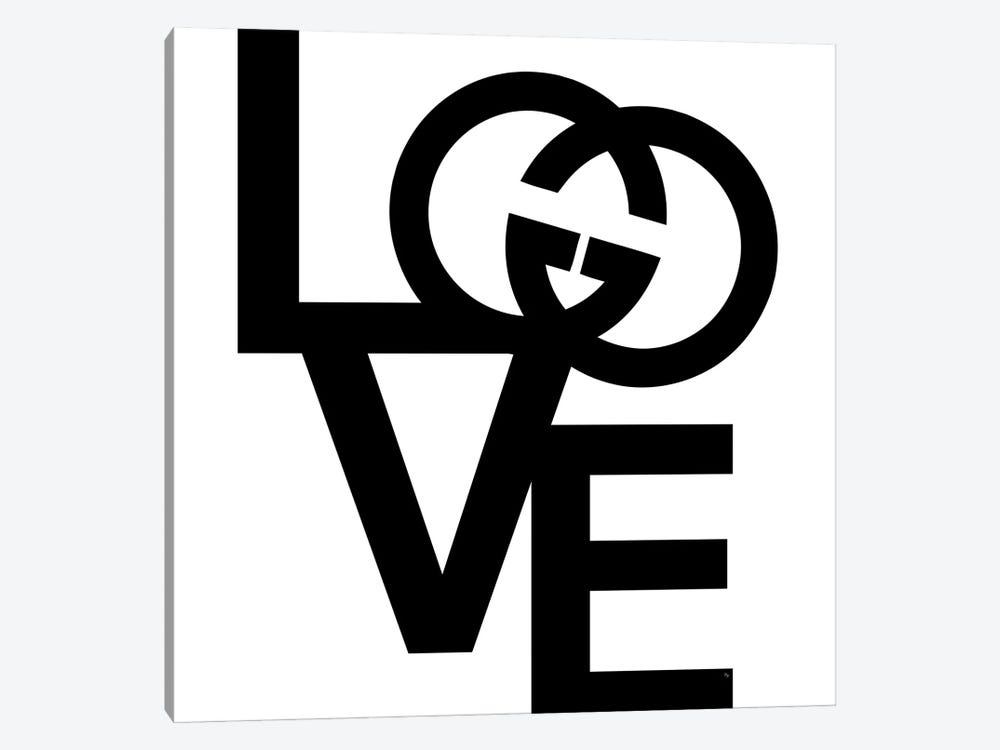 GG Logo Love by Martina Pavlova 1-piece Art Print