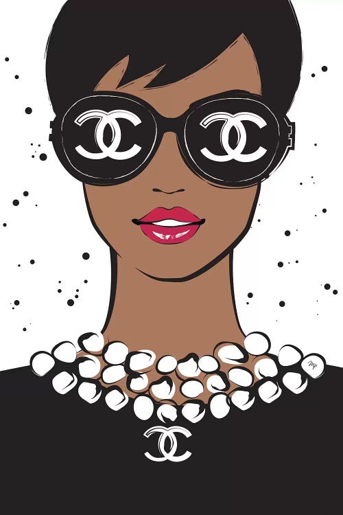 politik Sada blotte Chanel Lady II Canvas Art Print by Martina Pavlova | iCanvas