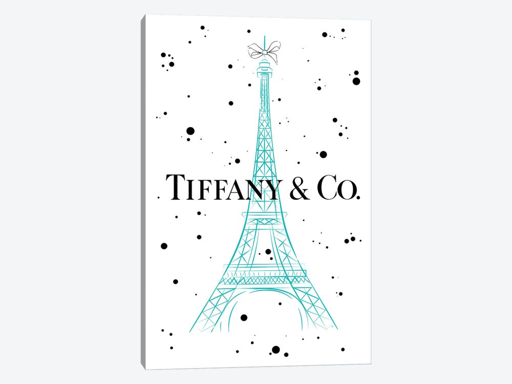 Tiffanys In Paris by Martina Pavlova 1-piece Canvas Artwork