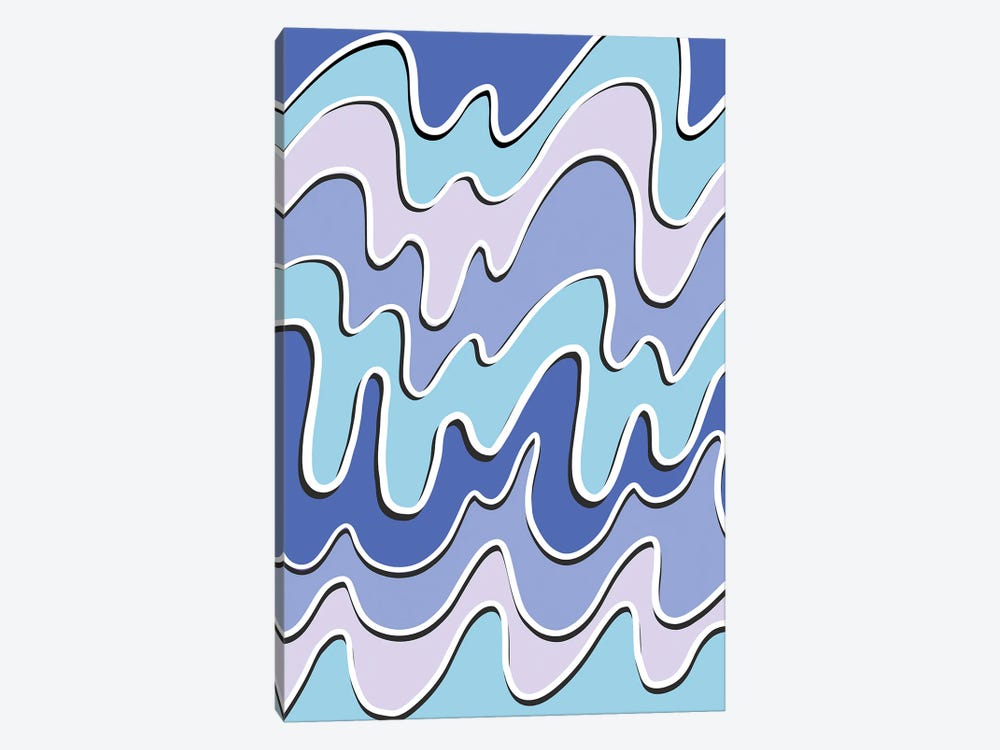 Blue Waves by Martina Pavlova 1-piece Art Print