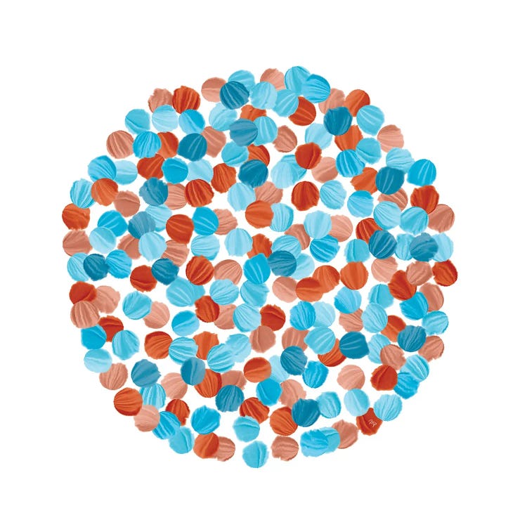 Blue Seeds by Martina Pavlova wall art